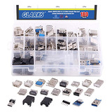 Microconectores Glarks, Usb 2.0, 3.0, Tipo A, Macho Y Hembra