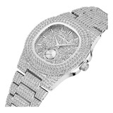 Reloj Impermeable De Cuarzo Con Diamante De Lujo Pintime