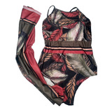 Conj. Body Maiô Plus Size + Saída De Praia 48 - 52 Gg/g1