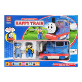 Tren Infantil Happy Train Thomas Con Sonidos Y Accesorios Color Azul