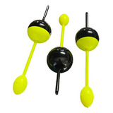 Boya Pesca Mauri Plastico Palito Redonda Mp 14.5 Cm Juego X3