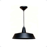 Pendente Industrial Textura Retro Mesa Ou Bancada Cor Preto 110v/220v