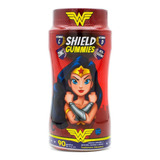 Wonder Woman Shield Vit C,vit D, Zinc Y Betaglucano Gomitas Sabor Granda, Naranja Y Cítricos