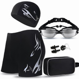 Kit De Gafas De Natación + Trajes De Baño Hombre 5 En 1