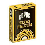 Juego De Cartas Póker Copag Texas Hold'em Color Negro