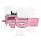 Pistola Hidrogel P90 Rosa Automática