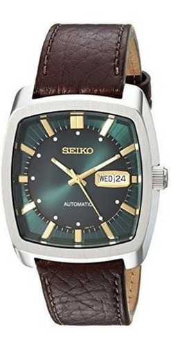 Reloj De Pulsera De Cuero Seiko Solar Recraft Para Hombre De