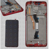Frontal Tela Compatível Redmi Note 8 Pro Nac. C/aro Vermelha