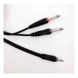 Cable Kwc 9003 Mini Plug 3.5 Estereo - 2 Plug 6.5 Mono 1.5 M