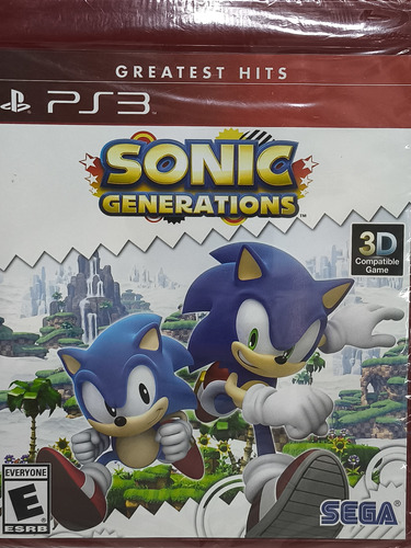 Sonic Generation Playstation 3 Novo Lacrado.