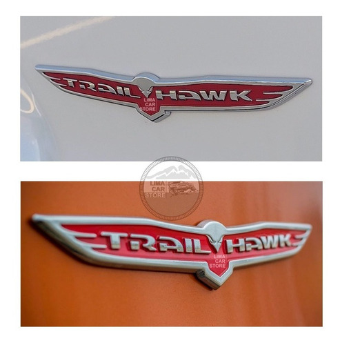 Logo Emblema Trailhawk Jeep Cherokee Renegade Pequeo Foto 3