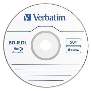 Verbatim 50 Gb 6x Blu-ray De Doble Capa Grabable Bd-r Dl, 10