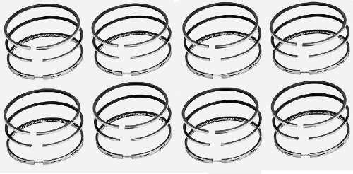 Anillos Hastings Para Dodge D200 75-80 Ohv 5.2l 040 Negro