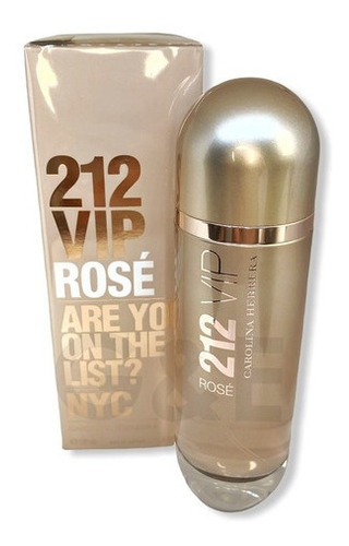 212 Vip Rosé 125ml Carolina Herrera Feminino Original