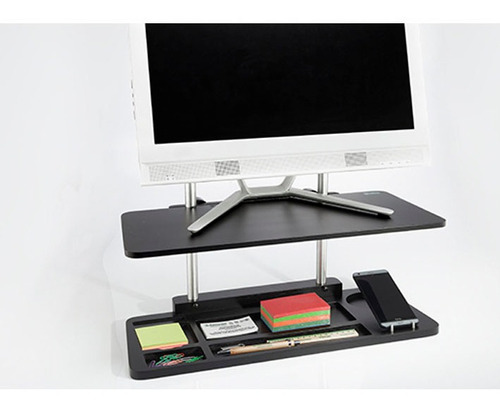 Soporte Para Monitor Y Organizador - 2 En 1 Altura Graduable