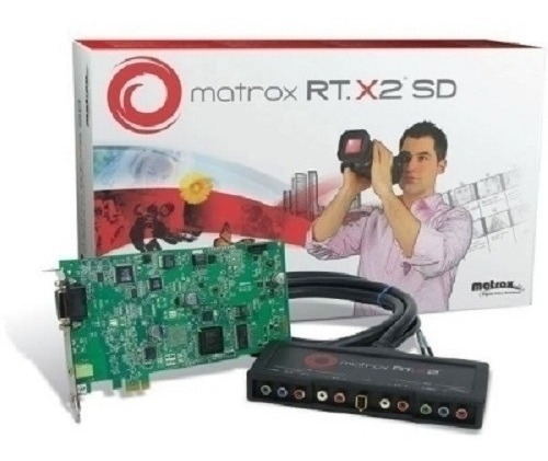 Tarjeta De Captura De Video Matrox Rt.x2 Sd Pci Express 1x