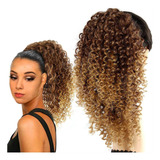 Extensiones De Cola De Caballo Rizadas Afro Para Mujeres Neg