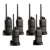 Kit 6 Rádios Comunicadores Walk Talk Intelbras- Rc 3002 G2