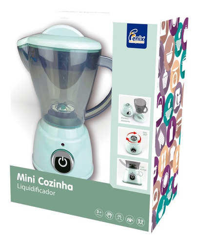 Liquidificador Infantil - Mini Cozinha Com Som E Luz - Fenix