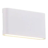 Aplique Muro Pared Flat Doble Luz Neutra Bidireccional 12w