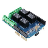 Escudo De Relé Hiletgo De 5 V Y 4 Canales Para Uno R3 Relay