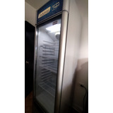 Vitrina Refrigeradora Marca Indufrial Color Gris