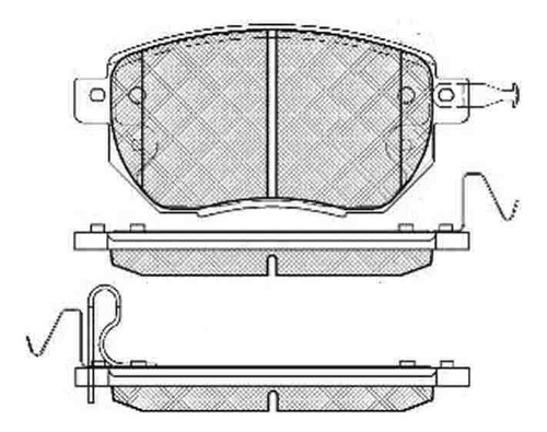 Pastillas Freno Para Nissan Altima Iii-iv 2.5-3.5 05/ Del Foto 2