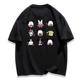 Camisetas Estampado Creativo De Manga Corta Kirby Pochacco