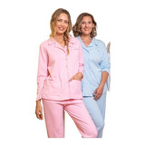 Pijama Camisero Dama Interlock T: 5 - 6  B. Secreta 23041 E