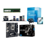 Kit De Actualización Intel Celeron 12va Gen, H610m, 8gb Ram