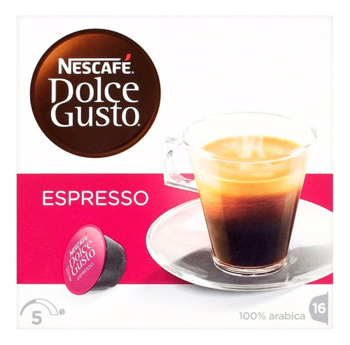 Capsulas Nescafe Dolce Gusto Espresso X 16 Caps