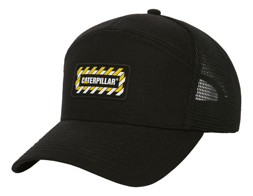 Jockey Hombre Ripstop 7-panel Mesh Back Hat Negro Cat