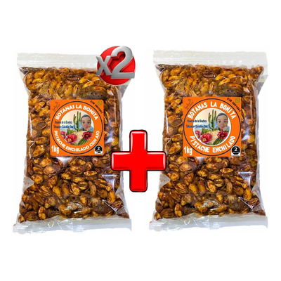 3kg De Pistache Pack 1kg Enchilado Y 2 Kg Enchilado Con Ajo | Envío gratis