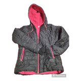 Campera De Mujer Inflable. Con Capucha Forrada Con Polar. 