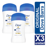 Desodorante Dove Original Barra Pack X3 Unidades