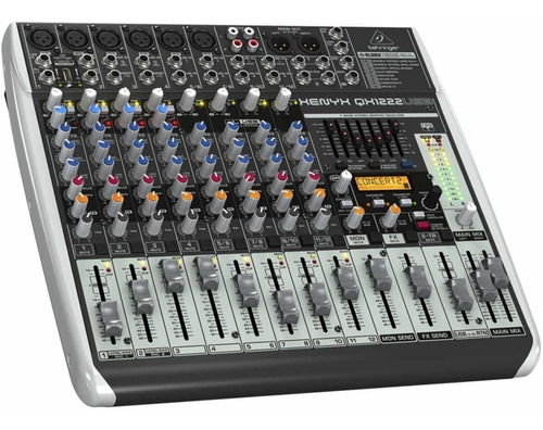 Mezcladora Behringer Con Salida Usb Y Efecto Qx1222usb