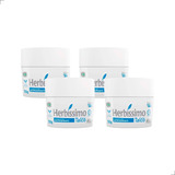 Kit 4 Creme Desodorante Herbíssimo Duradoura Talco 48h 55g