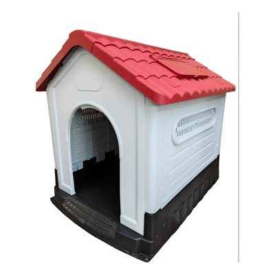 Casita Térmica Perro Mascotas Con Ventana Y Es 100% Lavable Color Rojo