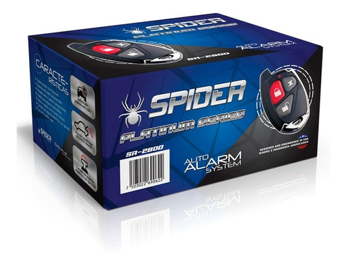 Alarma De Seguridad Universal Para Auto Spider Sr-2800