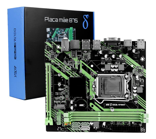 Placa Mãe B75 Micro Atx Socket 1155 Ddr3 M2 Pci Express 3.0