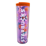 Vaso Flores Starbucks Tumbler Colección Año Dragón 473 Ml