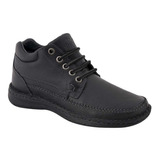 Zapatos Hombre Casual Clasico Negros  Nebel Walk 345 Msi