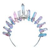 Diadema De Cristal De Piedra Natural Para Cabeza Con Forma D