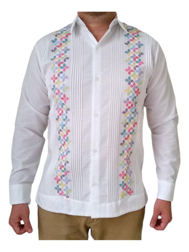 Guayabera Presidencial Loltun Manga Larga Lino