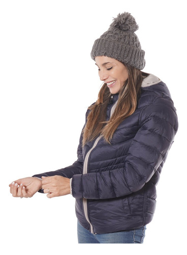  Campera De Abrigo Inflada Reversible Campera Mujer H47