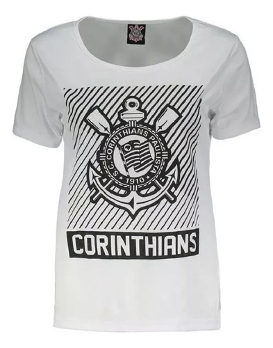 Camiseta Spr Corinthians Force Feminina