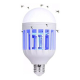 Ampolleta Led 2 En 1, 12w Mata Moscas Mosquitos Polillas