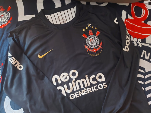 Camisa Futebol Corinthians Relíquia Manga Longa