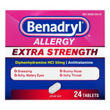 Benadryl Alivio De Alergias Extra Fuerte Tabletas De