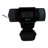 Camara Web Usb Ruffo C/ Microfono Meet Zoom Web Cam Pc Color Negro